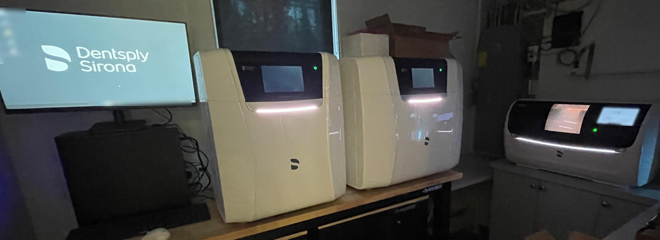 In-house digital dental lab with Primeprint 3D printers and CEREC Primemill at Midtown Dental Calgary